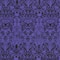 Fabric Traditions Halloween Purple Glitter Gothic Scroll Home D&#xE9;cor Fabric